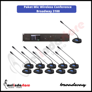 Mic Wireless Conference Broadway ZW3100 - 11 Mic